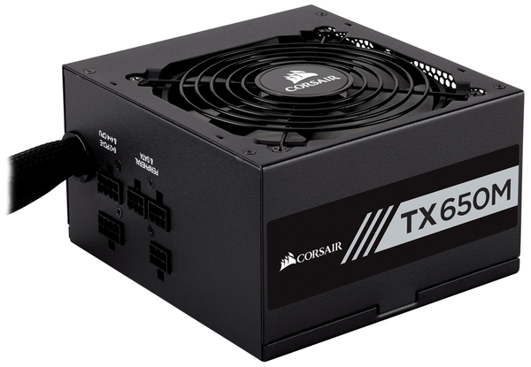 Corsair TX-M Series TX650M 650W -virtal&auml;hde, 80 Plus Gold
