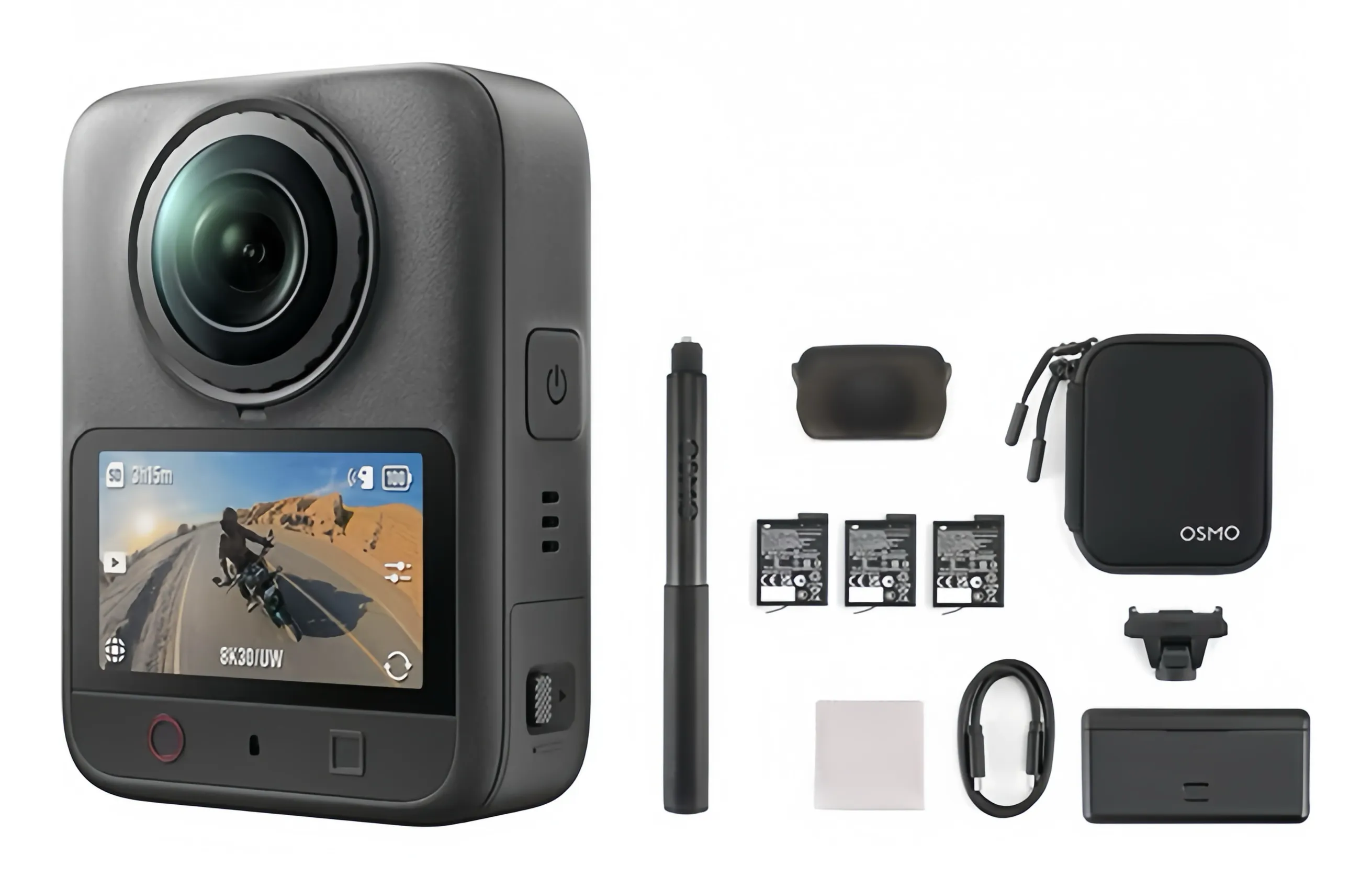 DJI Osmo 360 II Limitless Riding Combo 360-Degree Action Camera Black