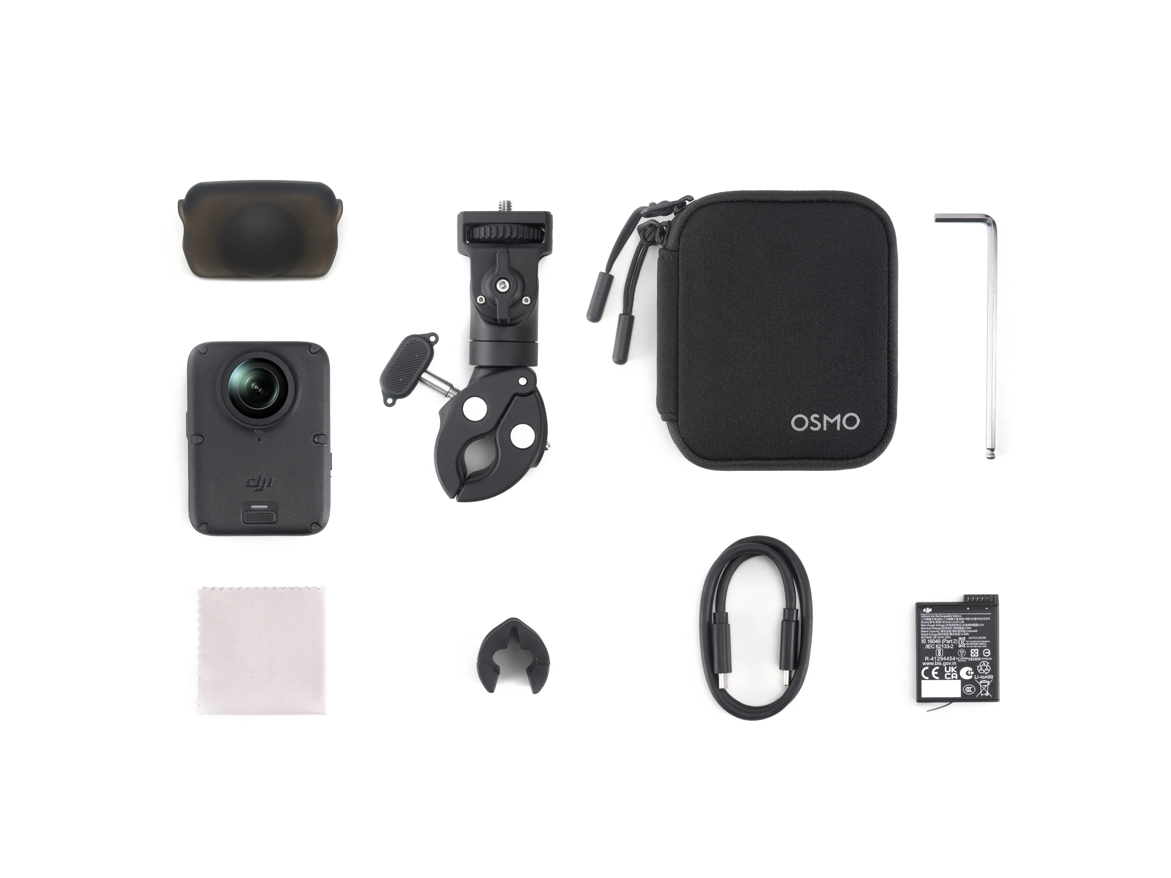 DJI Osmo 360 II Limitless Riding Combo 360-Degree Action Camera Black