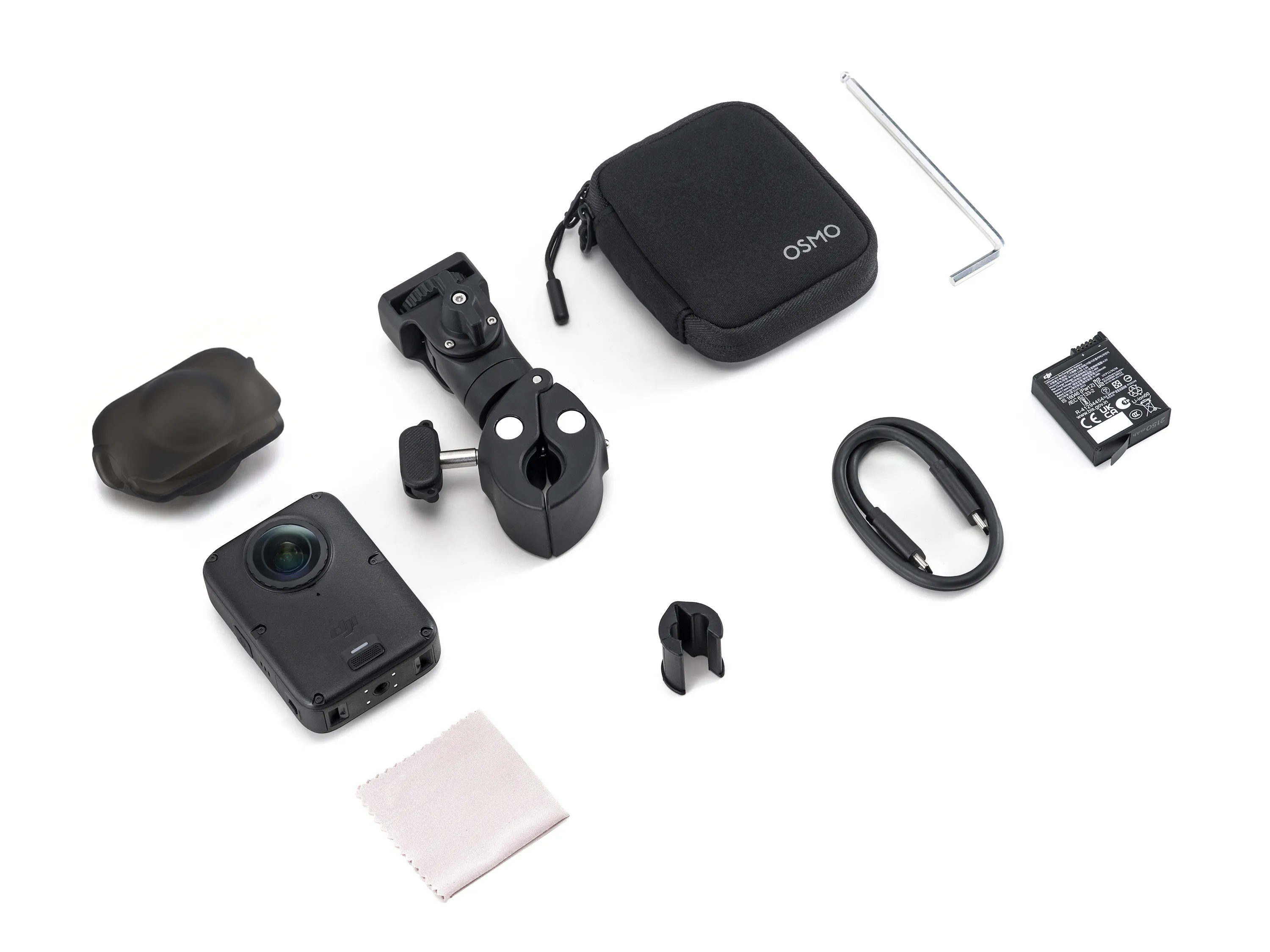 DJI Osmo 360 II Limitless Riding Combo 360-Degree Action Camera Black