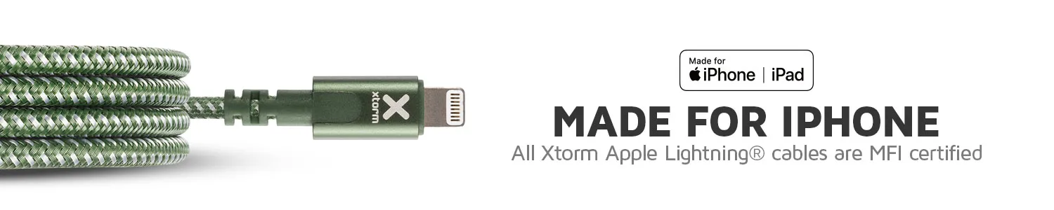 Xtorm Original USB-C - Lightning - cable, 3 m, Black