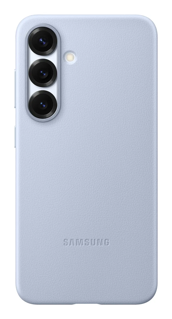 Samsung Galaxy S25 Kindsuit Faux Leather Case, Light Blue