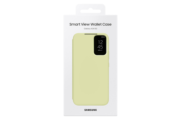 Samsung Smart View Wallet, Galaxy A34 - Folio Case, Lime