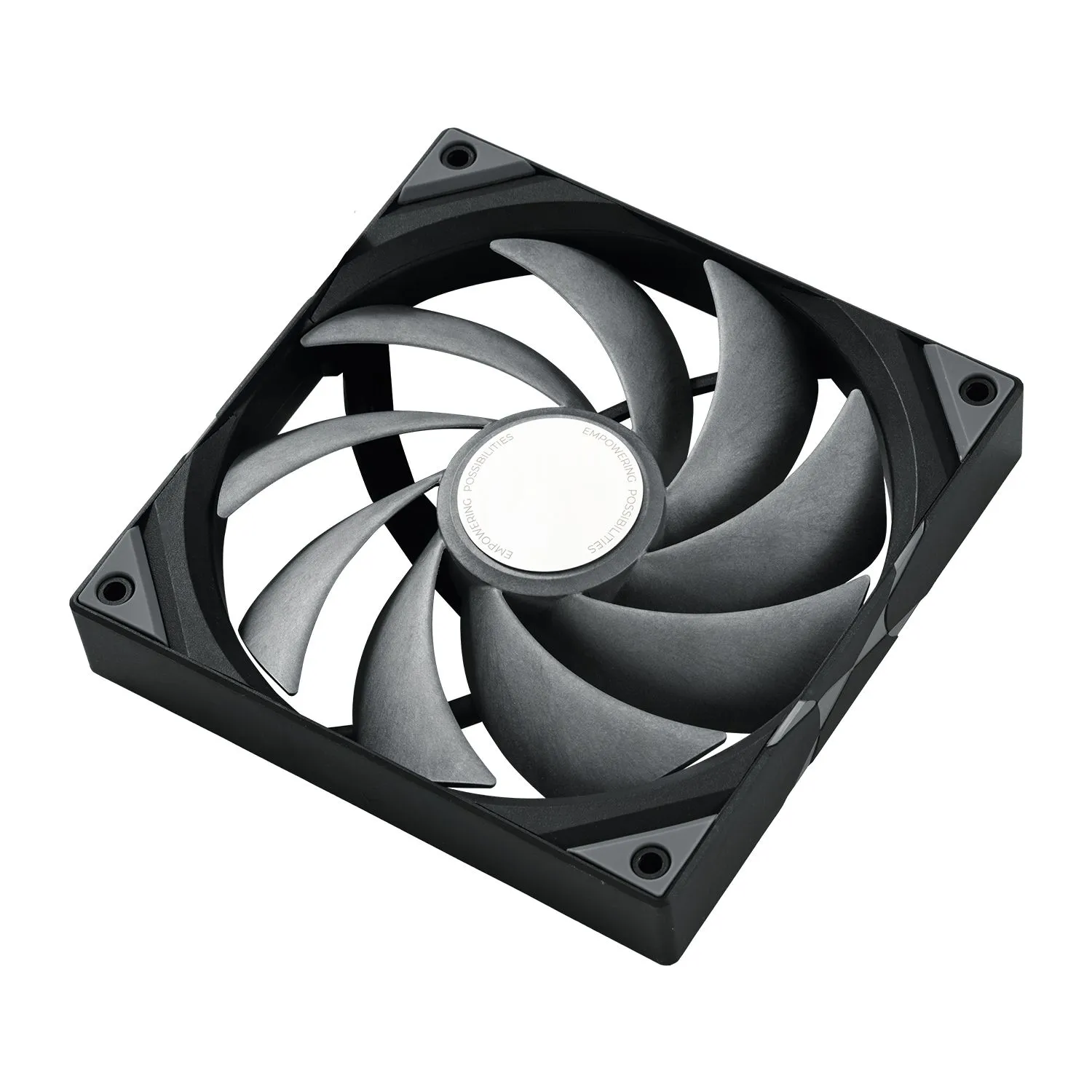 TRYX Rota Pro PWM fl&auml;kt, fluiddynamiskt lager, 140 mm, svart