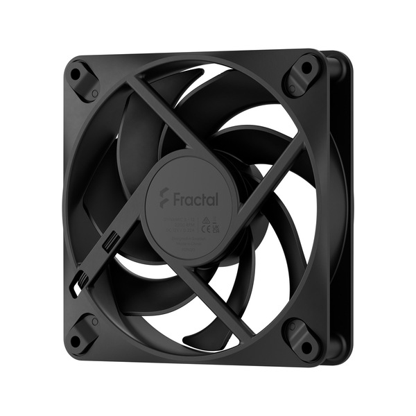 Fractal Design Dynamic 3 12 Chassifl&auml;kt, 120 mm, PWM, svart