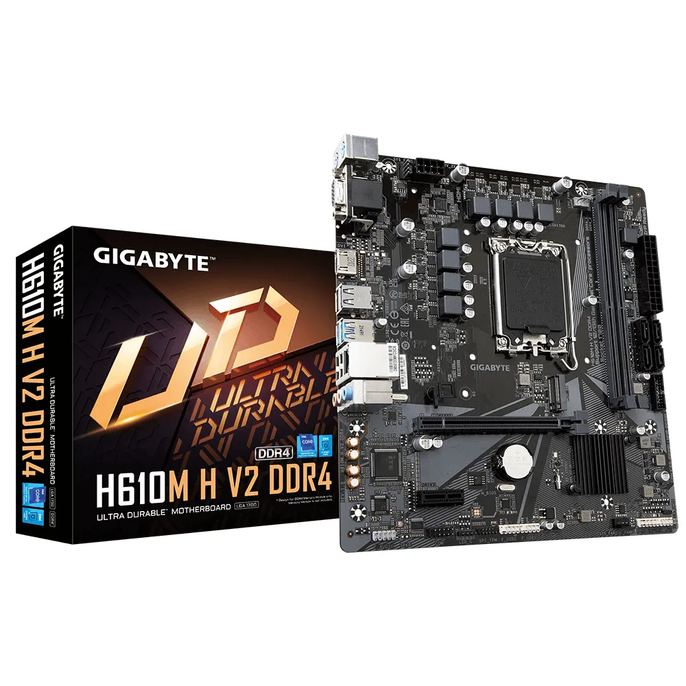 Gigabyte H610M H V2 DDR4 (rev. 1.0) mATX - motherboard