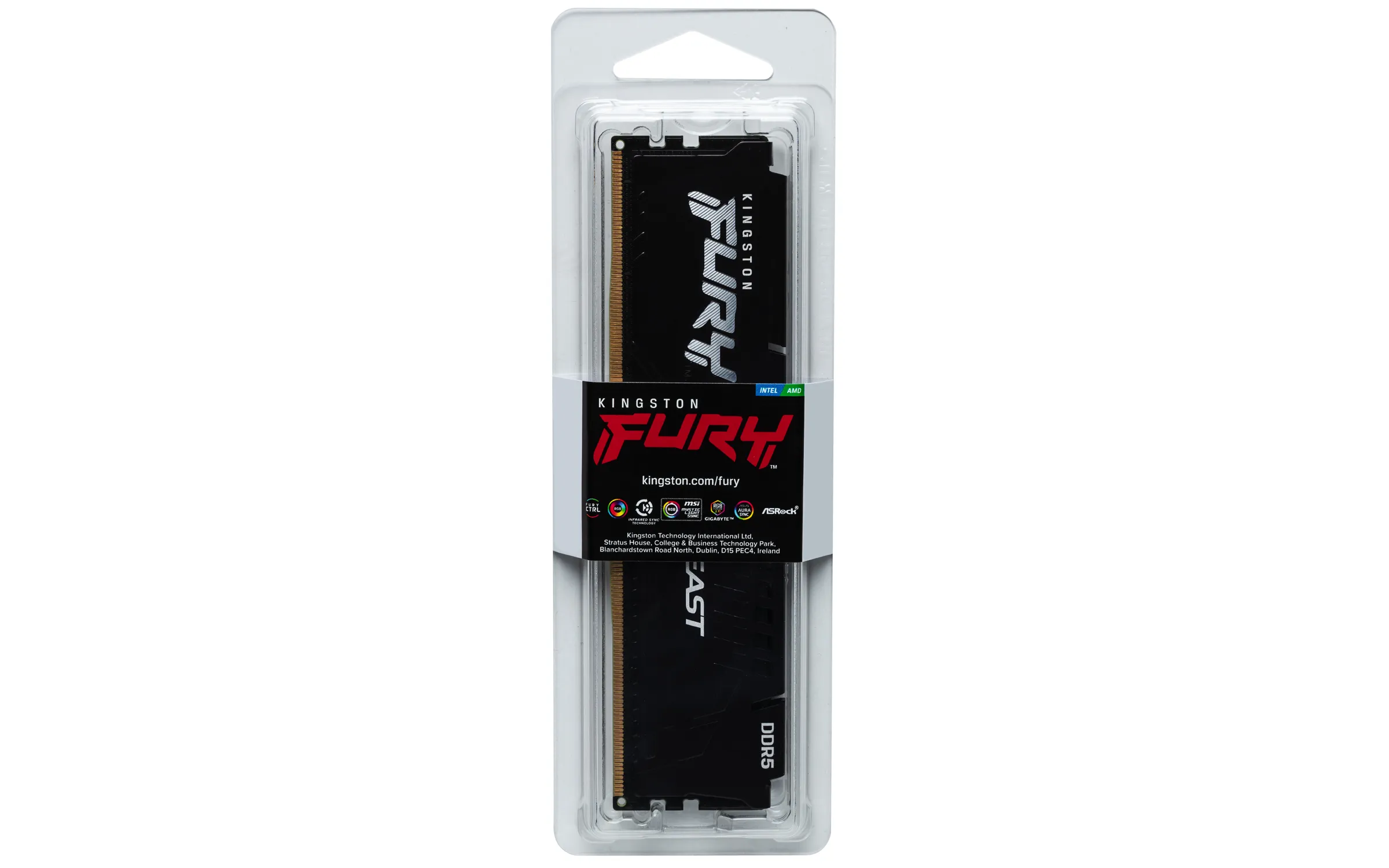 Kingston Fury Beast Black 16GB (1x16GB) DDR5 6000MT/s CL36 EXPO