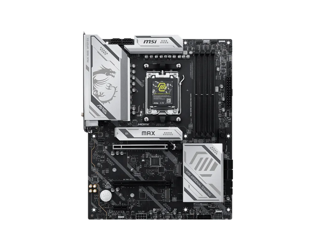 MSI MAG X870E GAMING MAX WIFI WiFi 7 AM5 ATX Motherboard