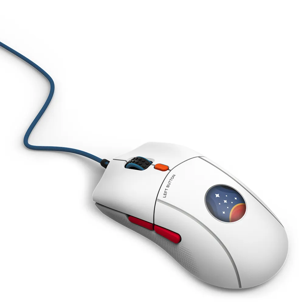 NZXT Lift 2 Starfield Lightweight Symmetrical CRFT 13 - gaming mouse, White