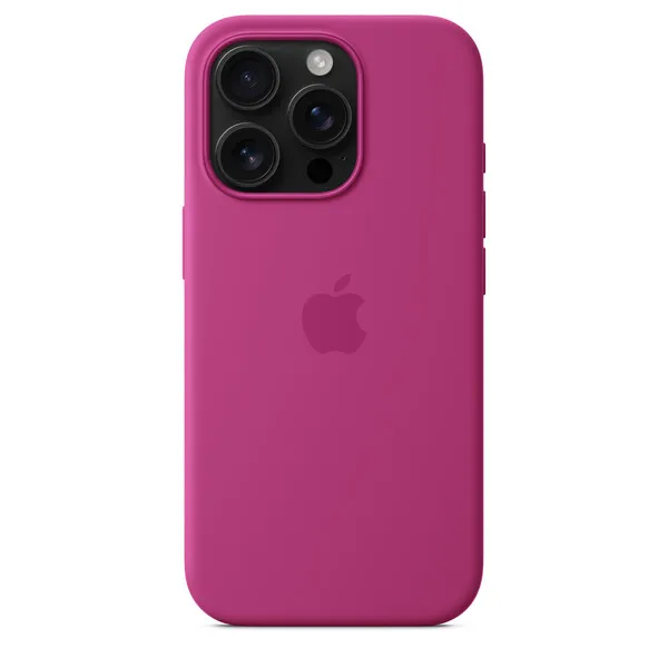 Apple iPhone 16 Pro, MagSafe - silikonskal, Lila fuchsia
