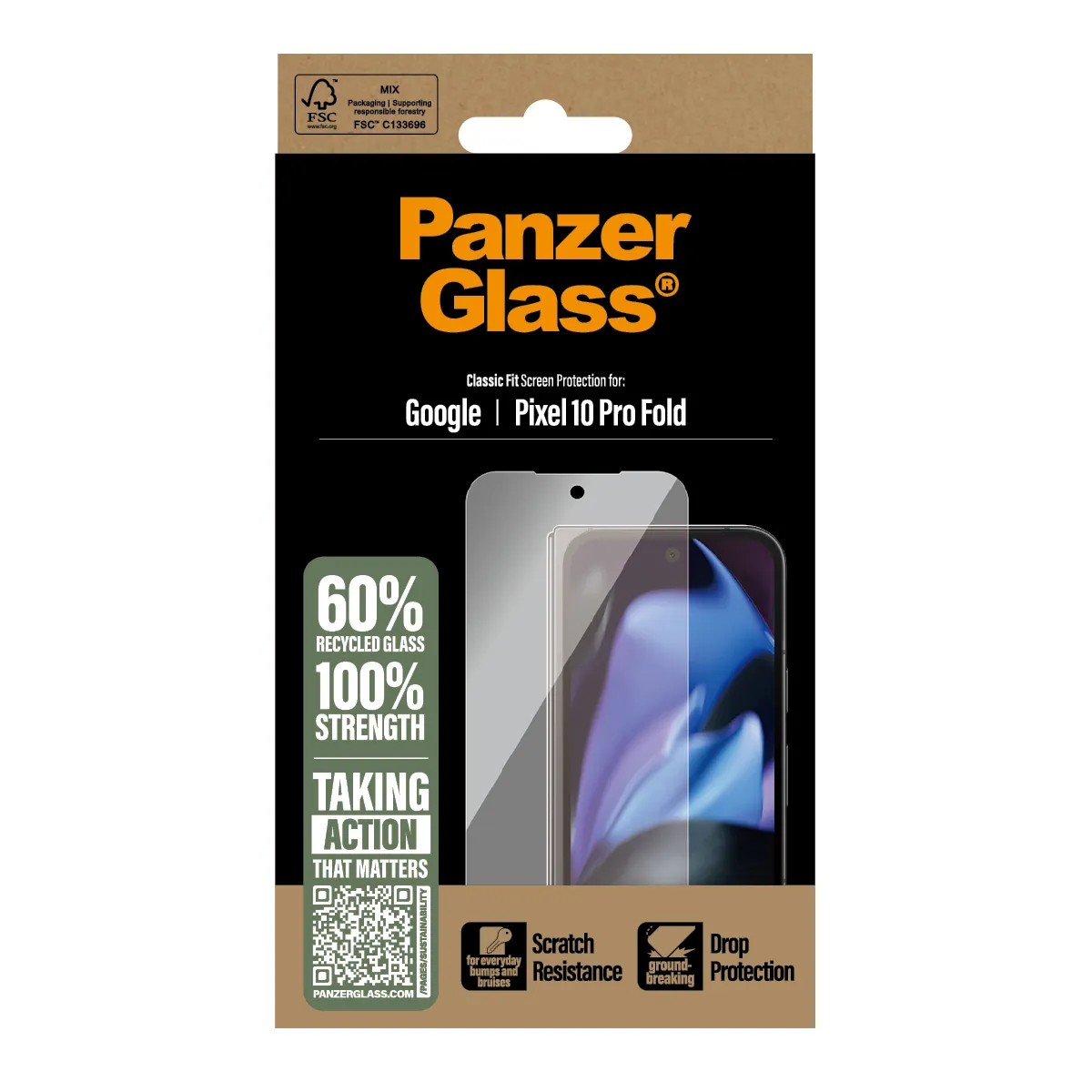 PanzerGlass Screen Protector Google New Pixel 10 Pro Fold CF