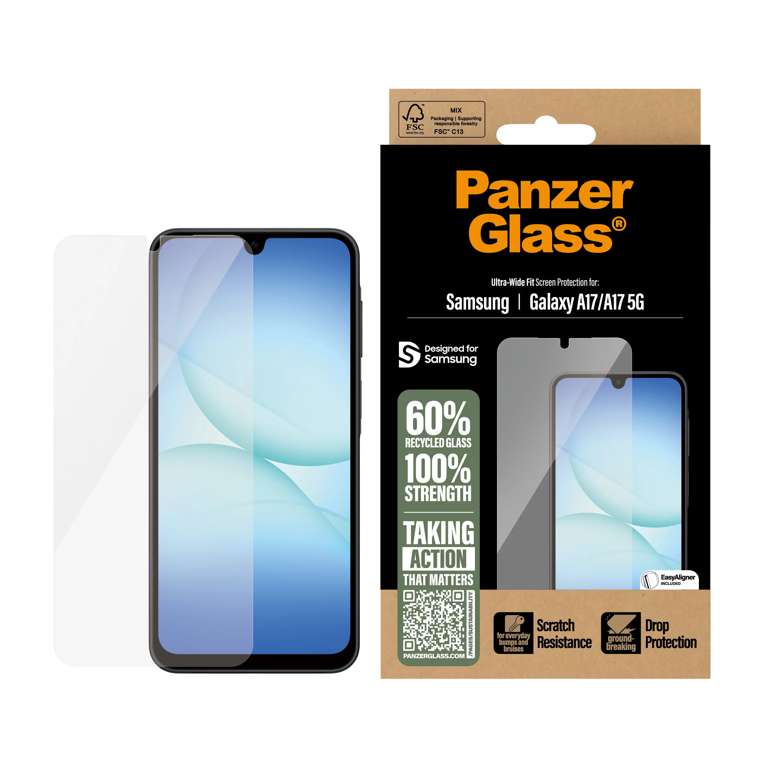 PanzerGlass Screen Protector - Samsung Galaxy A17/5G UWF