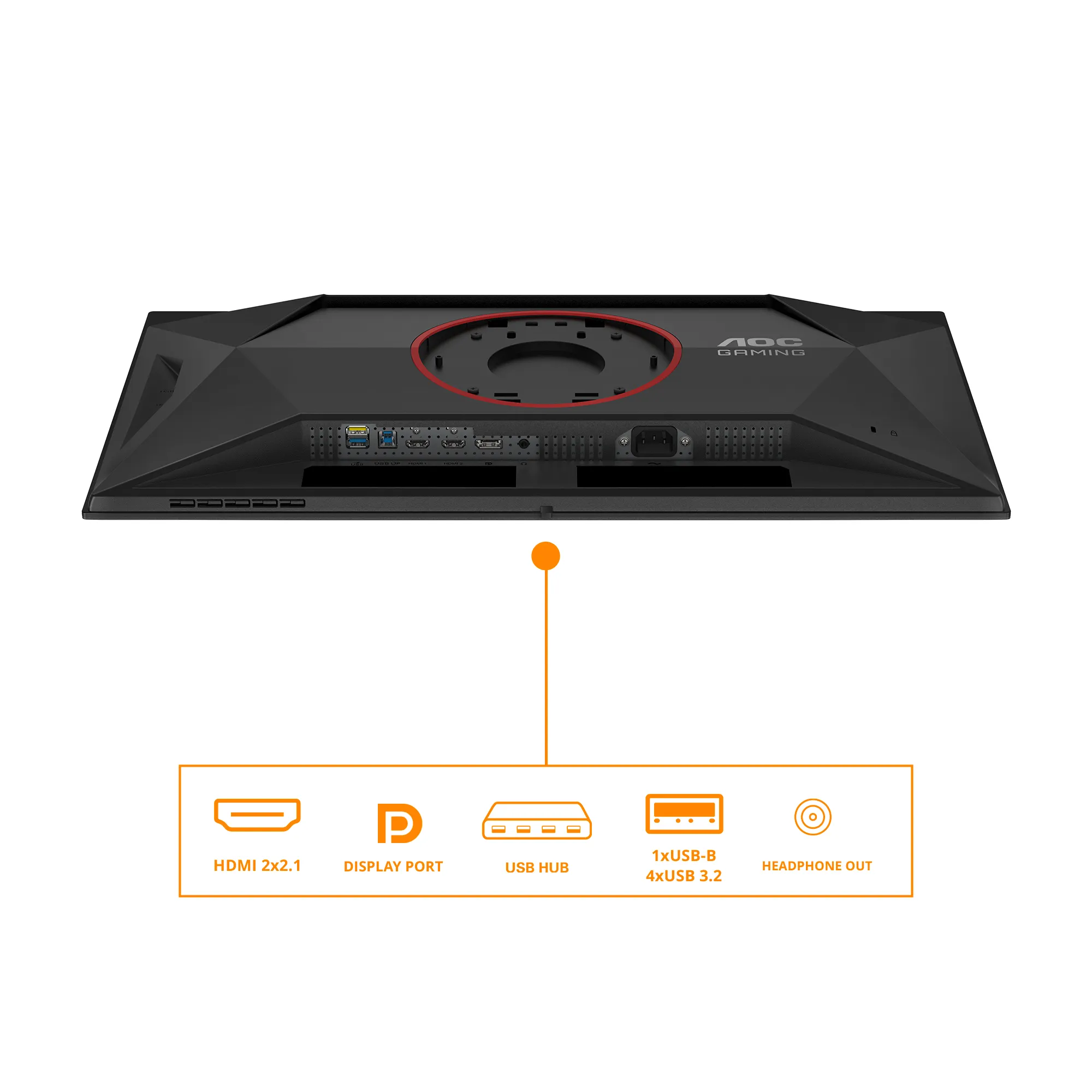 AOC Q27G4ZD 27" QHD, QD-OLED, 280Hz Gaming Monitor with USB hub