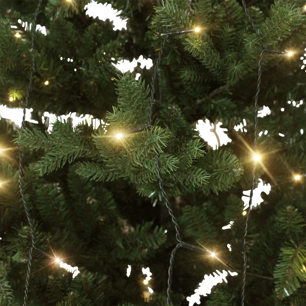 Deltaco Smart Home - tree light, 2m,10 strings, 300, adapter, IP44, Warm White