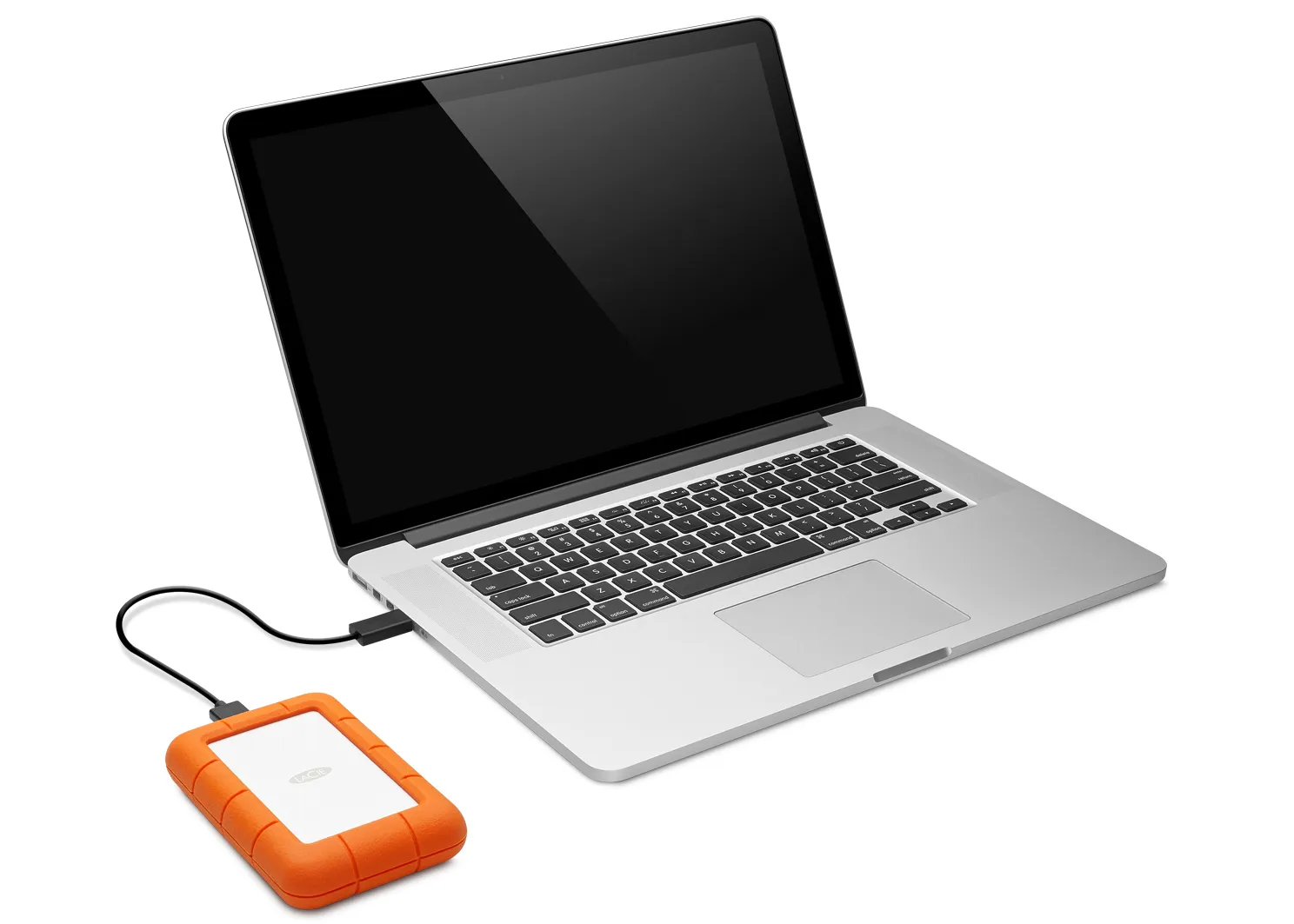 Lacie Rugged 2 Tt USB-C -ulkoinen SSD, Oranssi