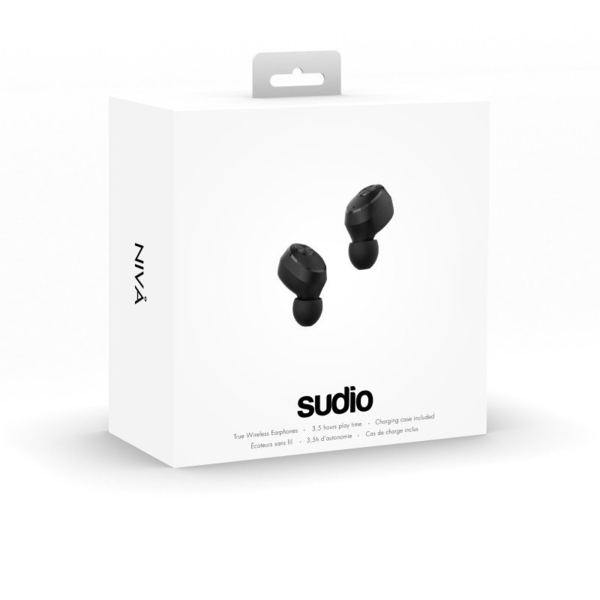 Sudio Niv&aring; TWS - wireless in-ear headphones, black