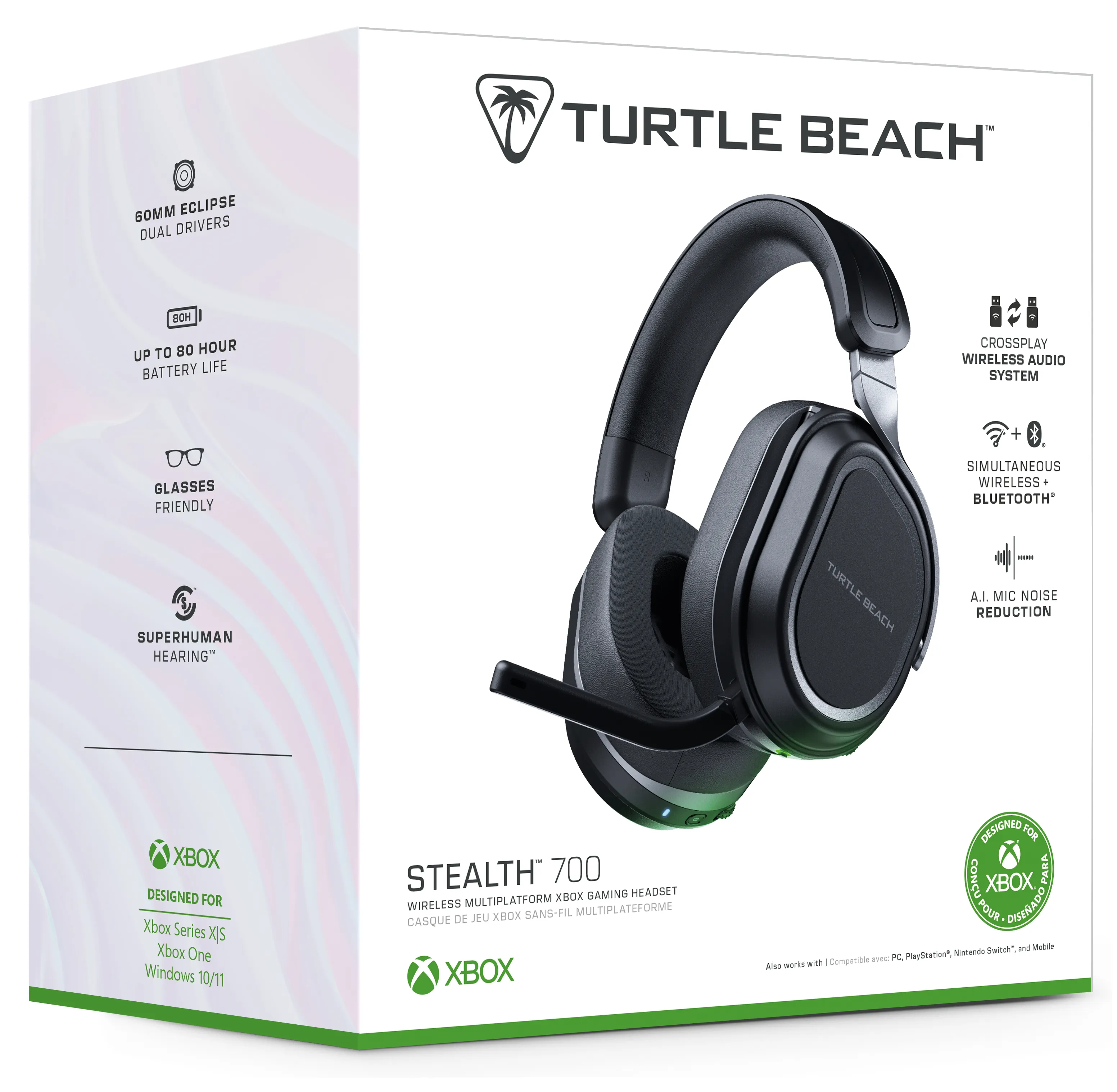 Turtle Beach Stealth 700 GEN 3 Xbox - wireless gaming headset, black