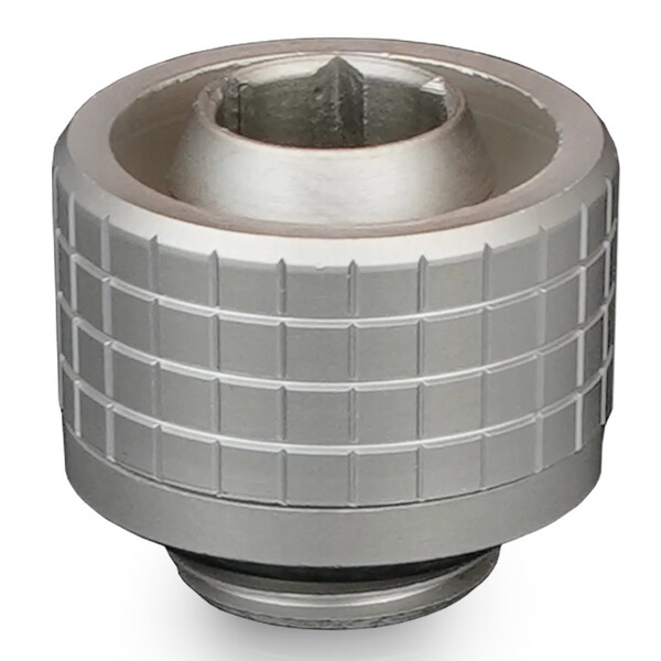 Thermal Grizzly DeltaMate ST16 16/10mm G1/4" 6-pack Tube Fitting, Matte Nickel