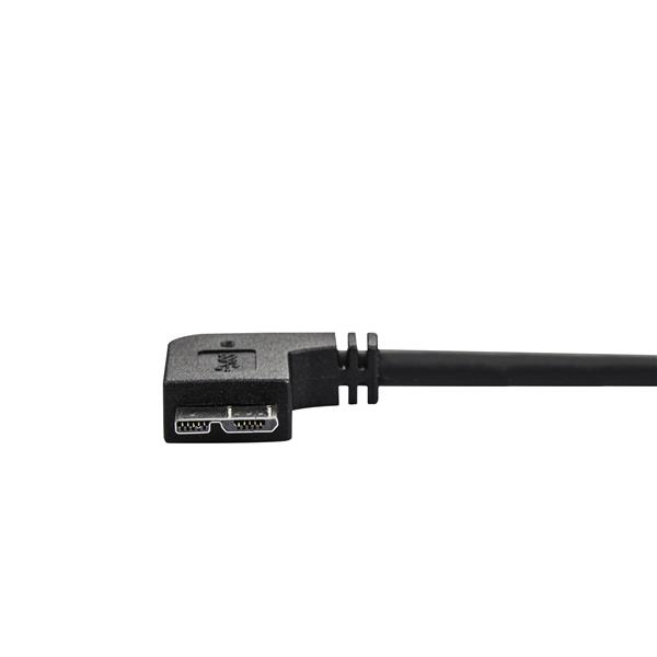 Startech  USB-A - Micro-USB B - kabel, 1m, Svart
