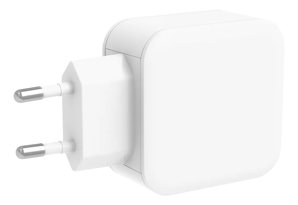 DELTACO USB wall charger, 1x USB-C PD, 30 W, white
