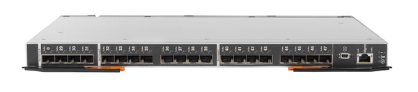 Lenovo Flex System FC5022 24-port 16Gb SAN Scalable Switch - Kytkin - Hallinnoitu - 20 x 16Gb Fibre Channel SFP+ + 28 x 16Gb Fibre Channel + 2 x 10/100/1000 + 1
