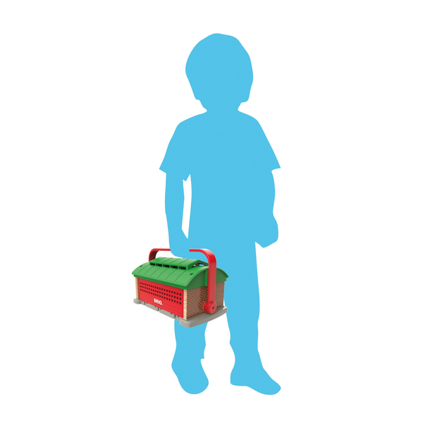 BRIO 33474 Junatalli kantokahvalla