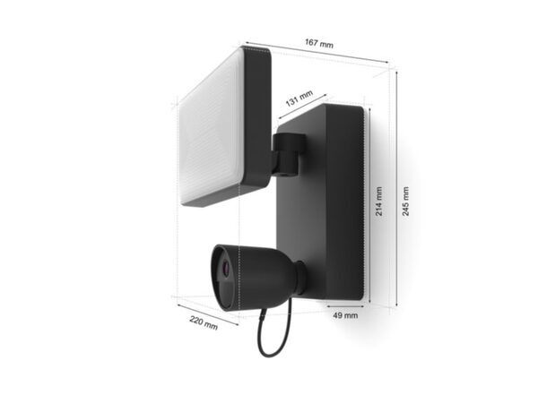 PHILIPS HUE SECURE FLOOD LIGHT W/C EU