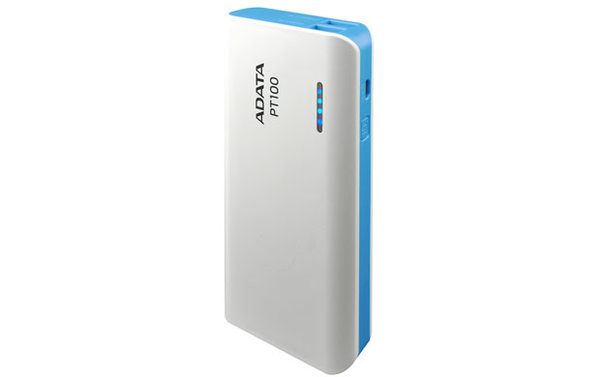 ADATA PT100 Power Bank 10000mAh White/Blue