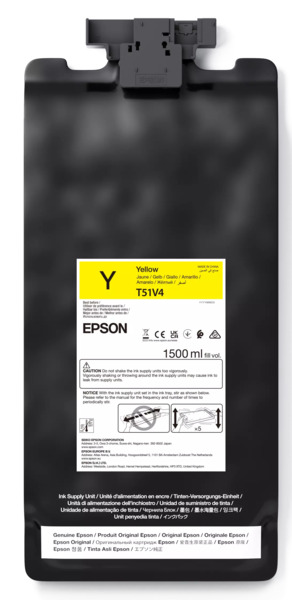 EPSON UltraChrome GS3 T51V400 ink cartridge, 1500 ml, Yellow