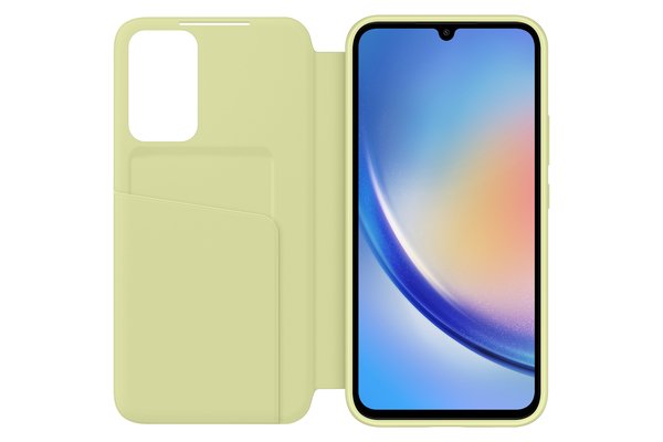 Samsung Smart View Wallet, Galaxy A34 - Folio Case, Lime
