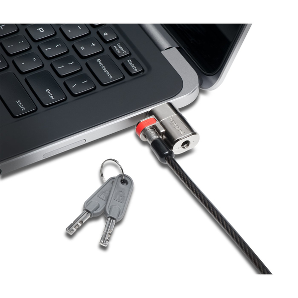 Kensington ClickSafe Keyed Laptop Lock for Non-Standard Security Slots - Turvakaapeli - musta