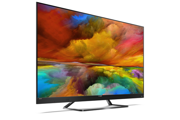 Sharp 55&quot; UHD Quantum Dot, Black Frameless Android smart TV
