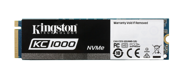 Kingston 960GB KC1000 NVMe PCIe - SSD M.2