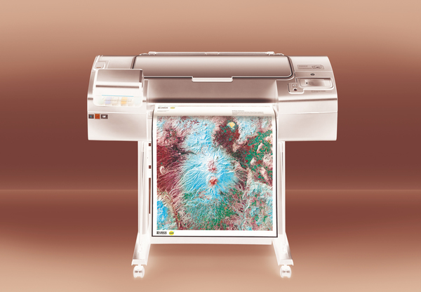 HP DesignJet Z2600 PostScript - 24&quot; suurkokotulostin - v&auml;ri - mustesuihku - Rulla (61 cm x 45,7 m) - 2400 x 1200 pistett&auml;/tuuma - jopa 43 neli&ouml;metri&auml;/tunti - US