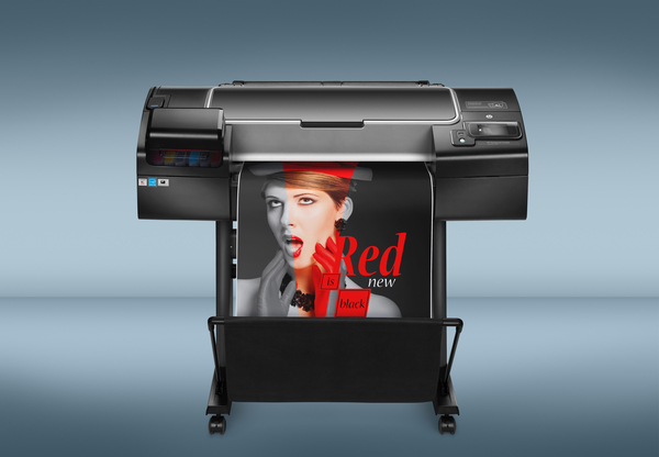 HP DesignJet Z2600 PostScript - 24&quot; suurkokotulostin - v&auml;ri - mustesuihku - Rulla (61 cm x 45,7 m) - 2400 x 1200 pistett&auml;/tuuma - jopa 43 neli&ouml;metri&auml;/tunti - US