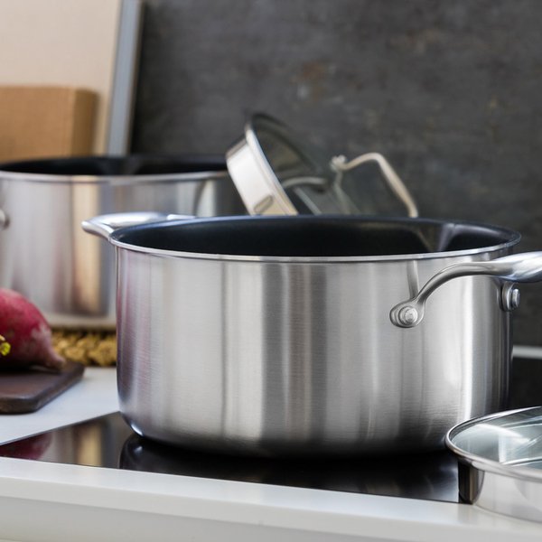 EGO SET-CSS-NS KATTILASETTI TARTTUMATTOMILLA PINNOITTEILLA, 5L, 3,5L JA 1,5L KATTILAT