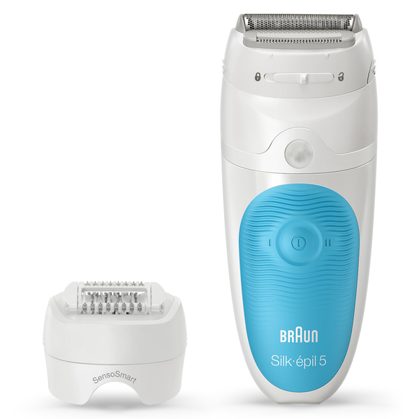 Braun Silk-épil 5 SES 5-605 -epilaattori, sininen valkoinen