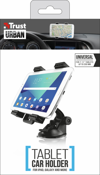 TRUST CAR HOLDER 7-11&quot;TAB - TABLET CAR SUCTION HLDR 7-11&quot;