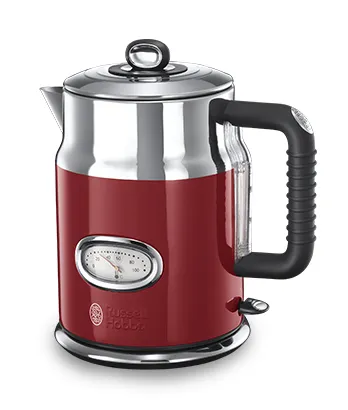 Russell Hobbs Retro 21670-70 -vedenkeitin, punainen, 1.7L