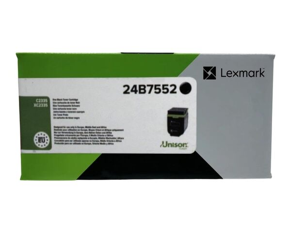 Lexmark 24B7552 lasertoner, svart