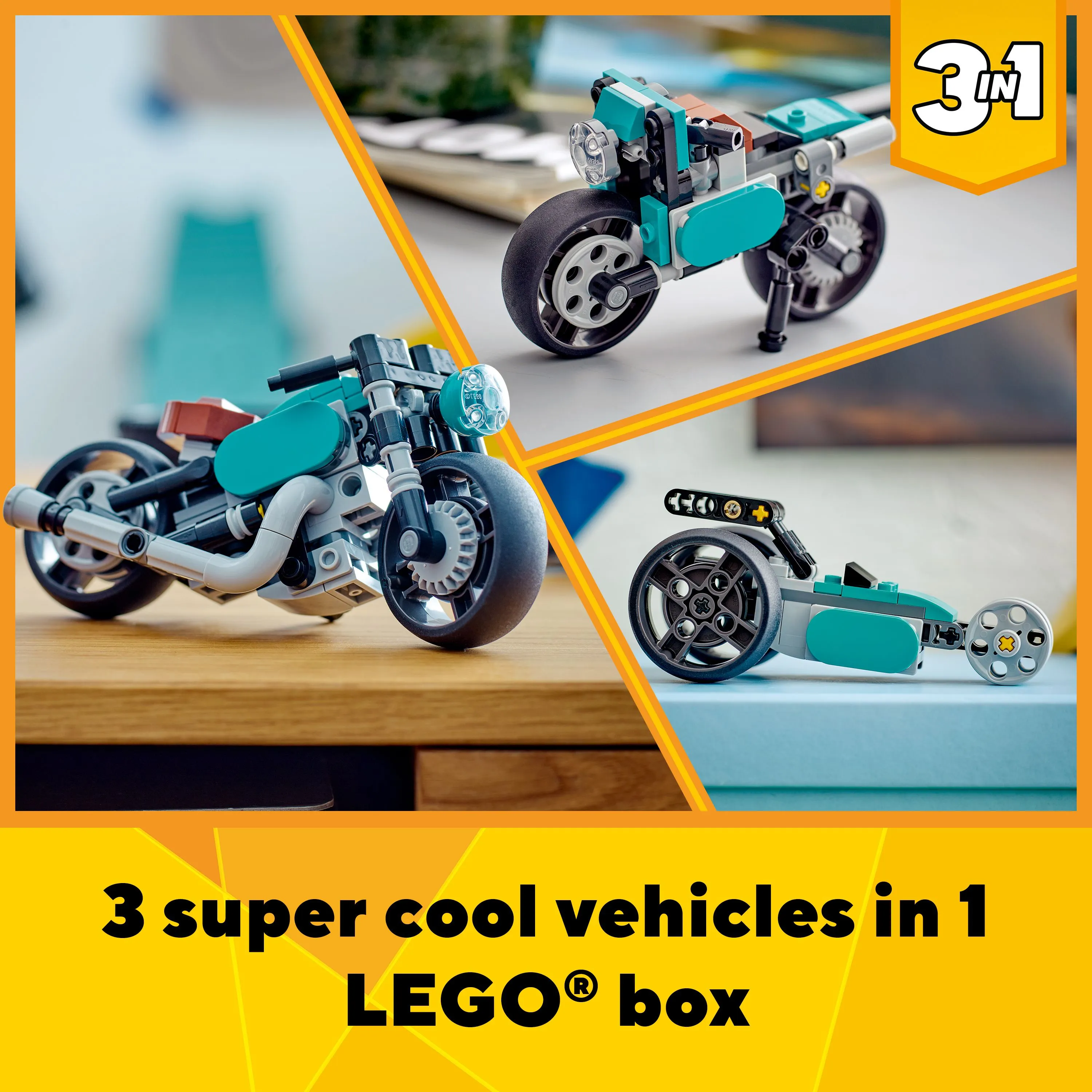 Lego Creator 3in1 Vintage Motorbike 31135