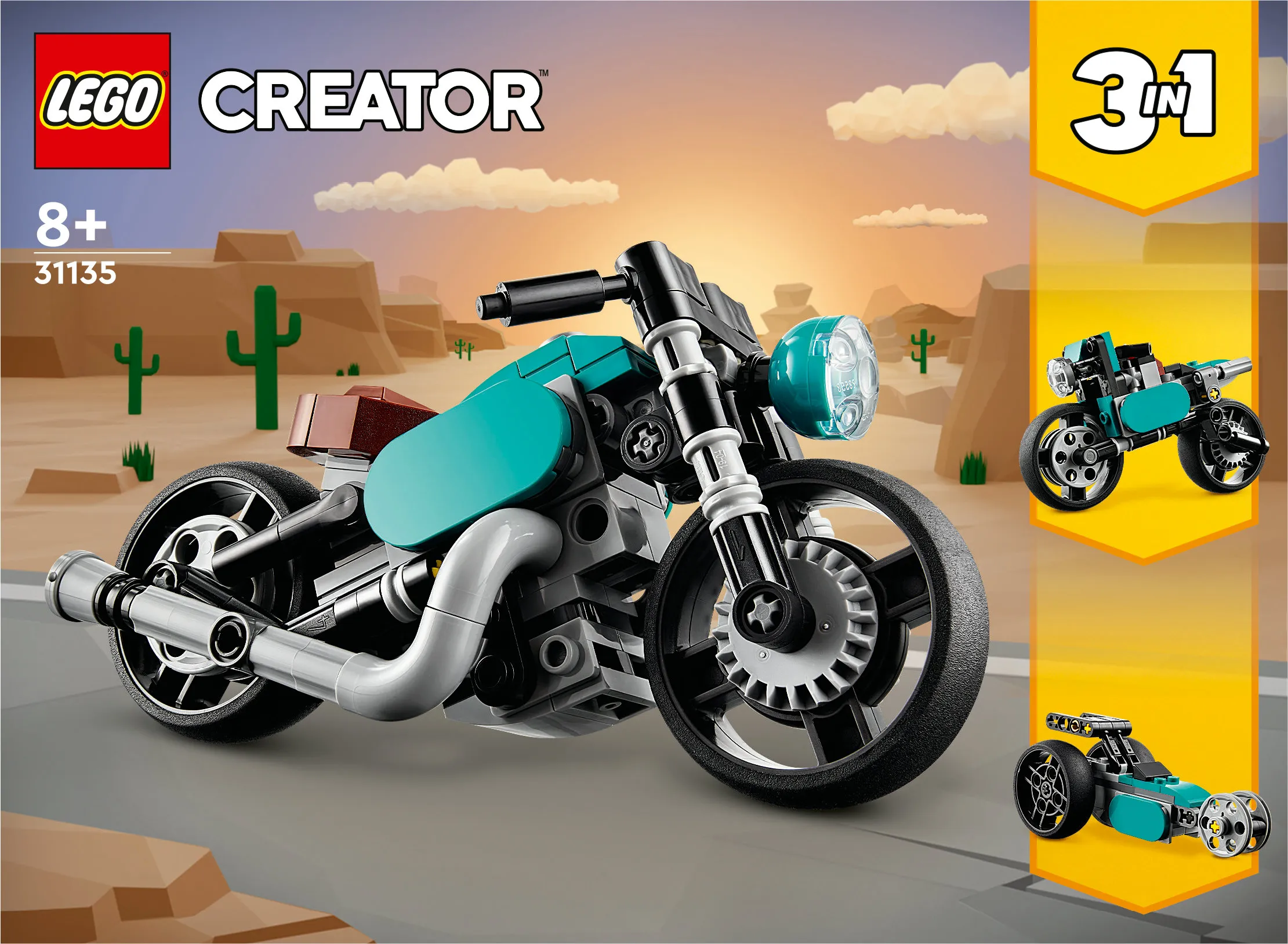 Lego Creator 3in1 Vintage Motorbike 31135