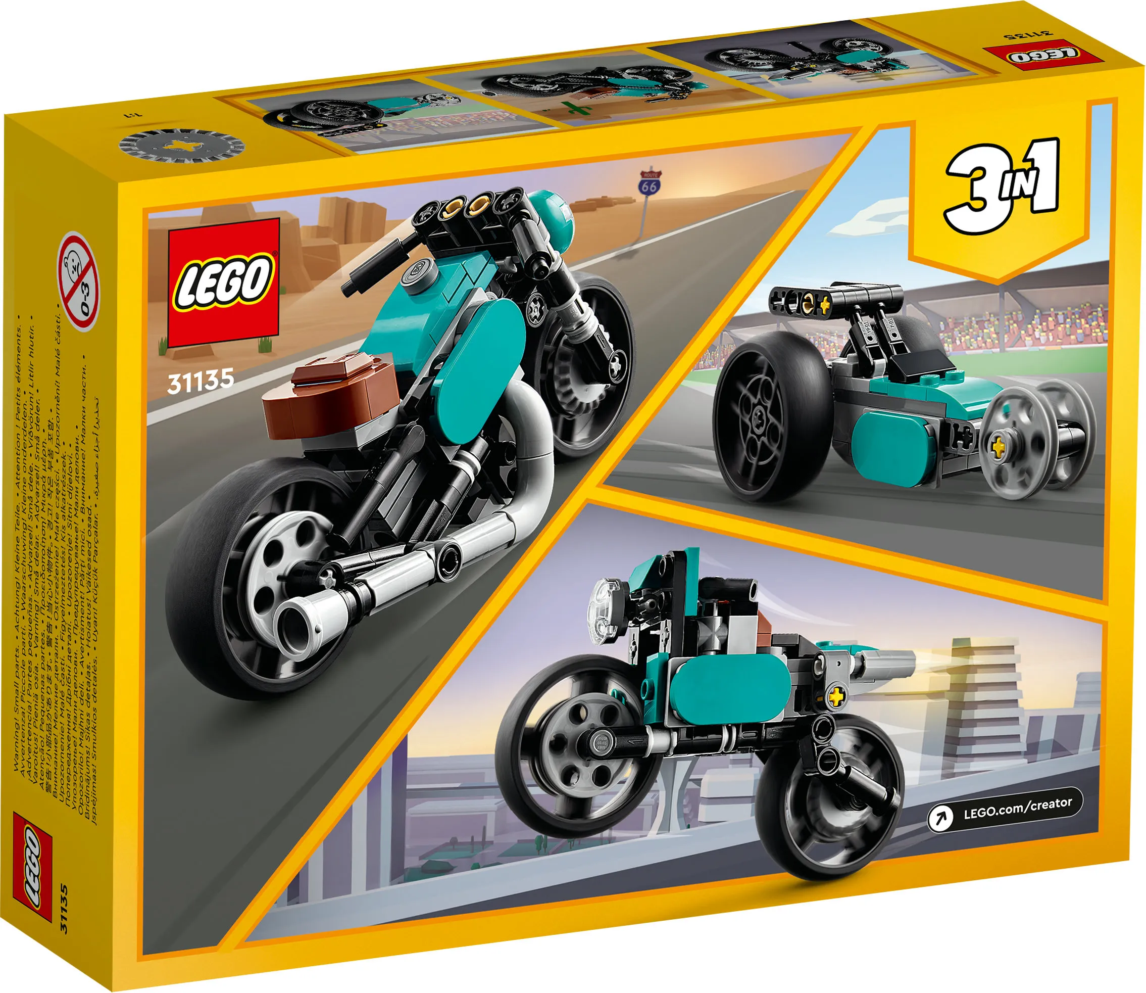 Lego Creator 3in1 Vintage Motorbike 31135