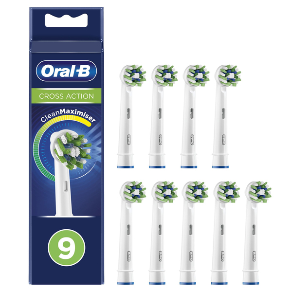 Oral-B CrossAction - brush head, 9pcs