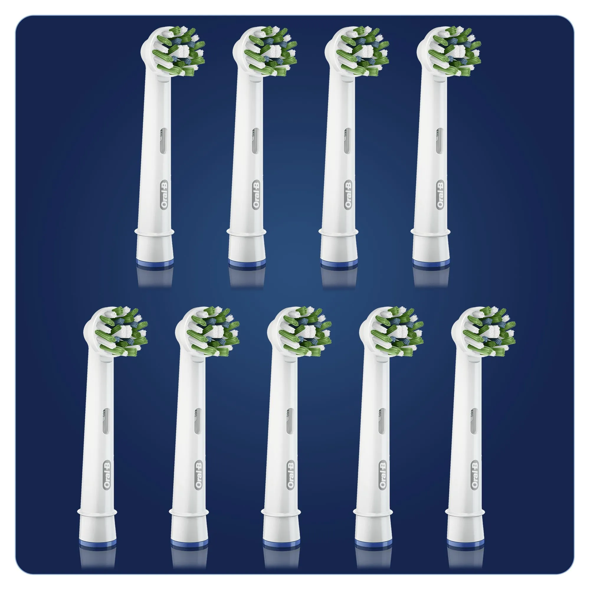Oral-B CrossAction CleanMaximiser - borsthuvud, 9 st
