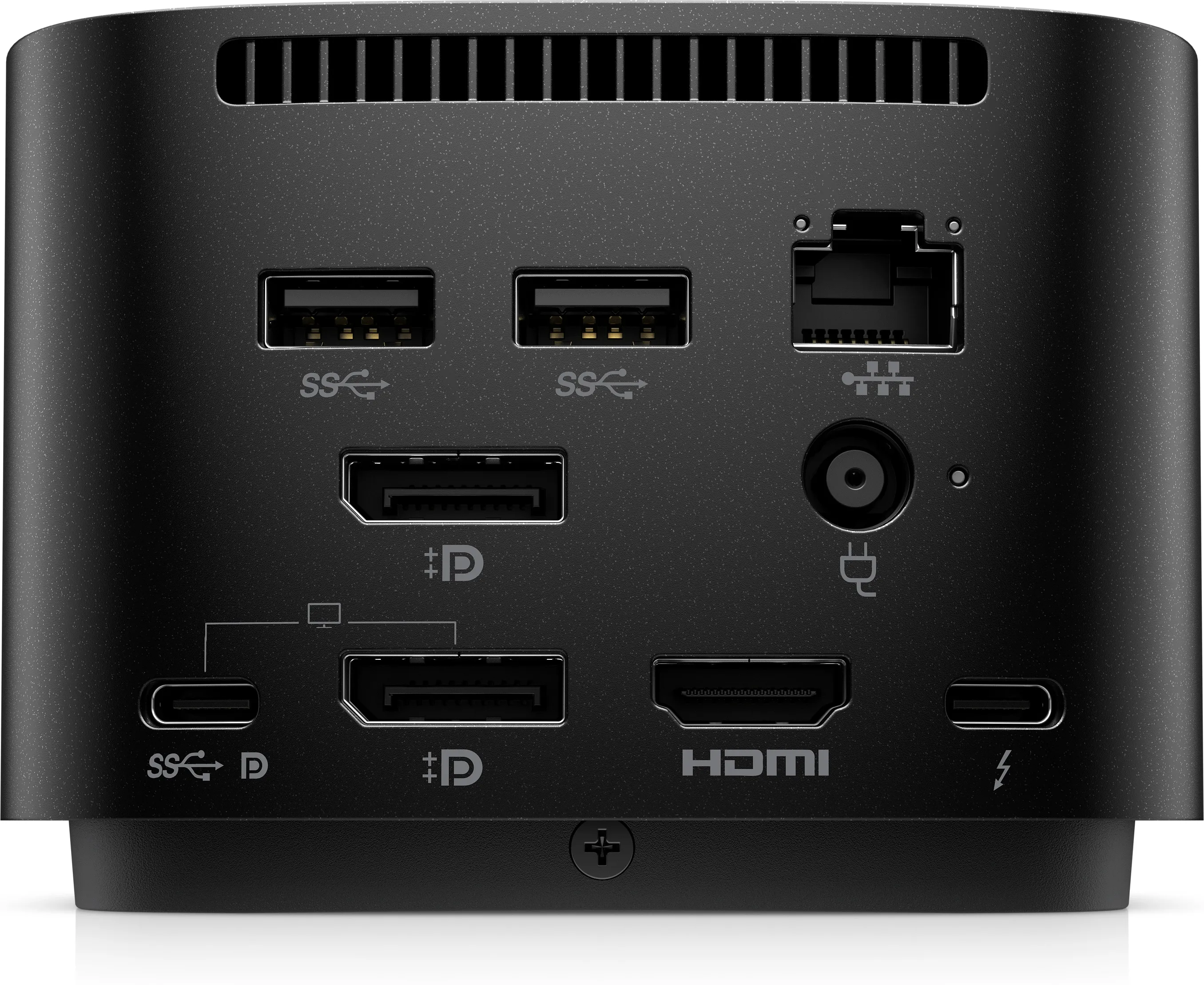 HP Thunderbolt Dock G4 - Telakointiasema - USB-C / Thunderbolt 4 - HDMI, 2 x DP, Thunderbolt, USB-C - GigE, 2.5 GigE - 280 watti(a) - sek&auml; yhdistelm&auml;kaapeli - E