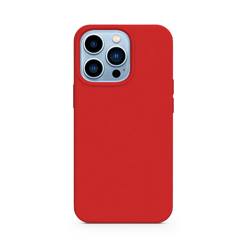 Epico Mag+ Silicone, iPhone 13 Pro -suojakuori, Punainen