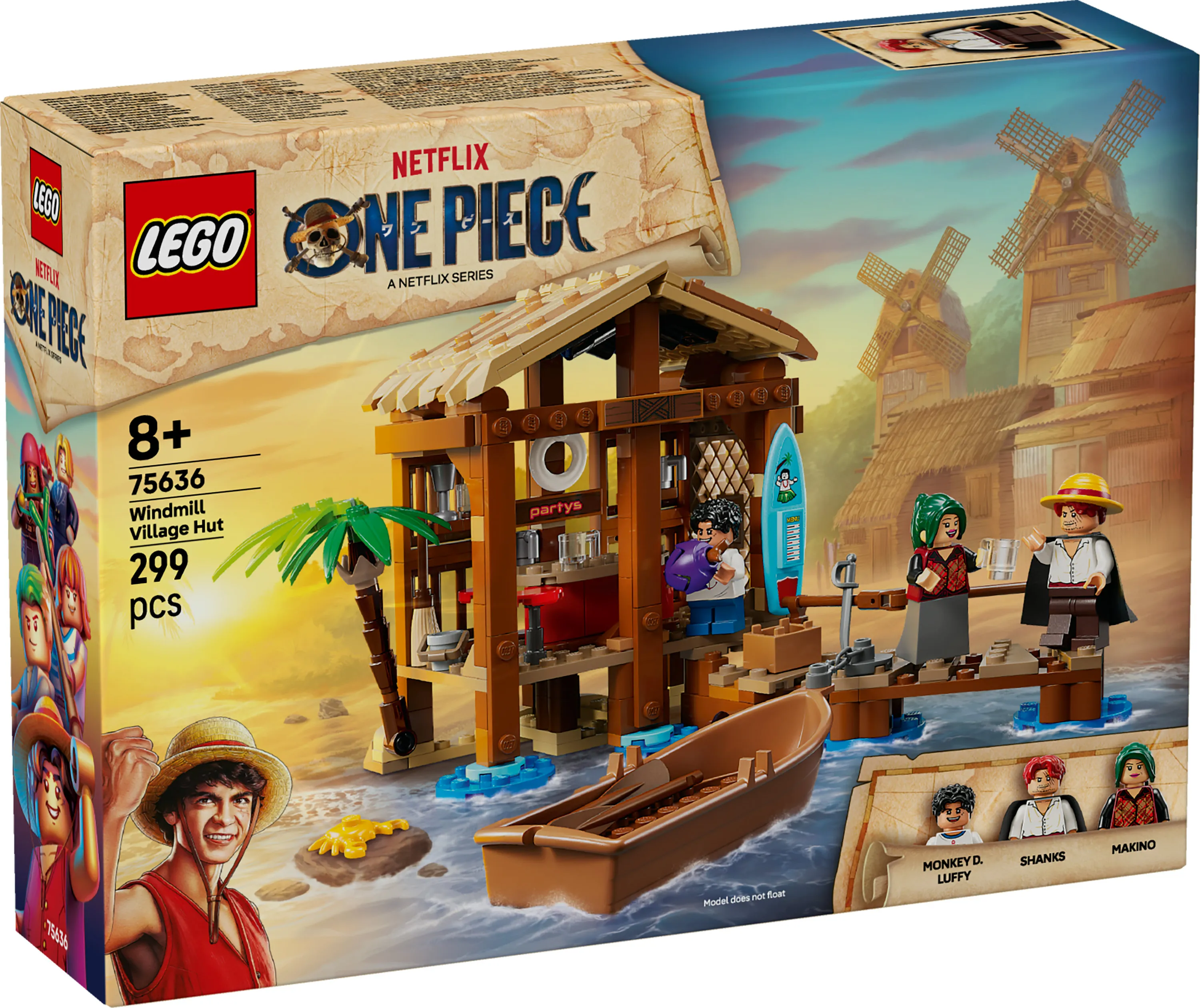 LEGO One Piece Tortuga Merirosvolaivaseikkailu 75636