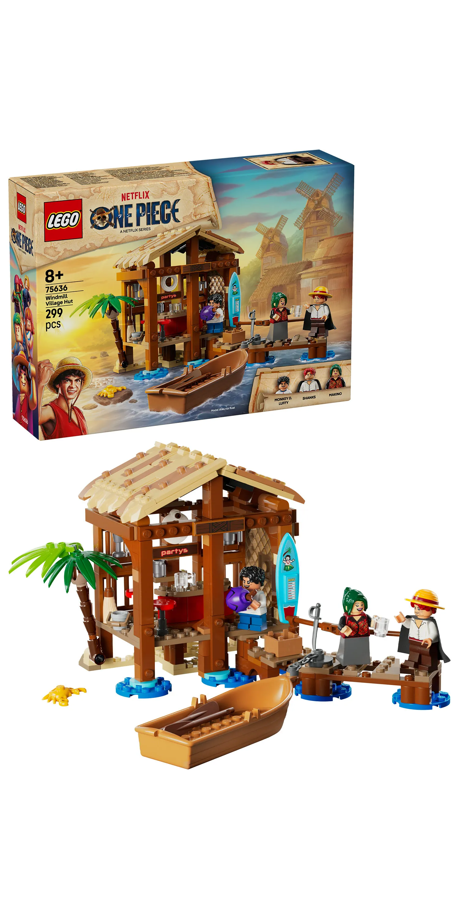 LEGO One Piece Tortuga Merirosvolaivaseikkailu 75636