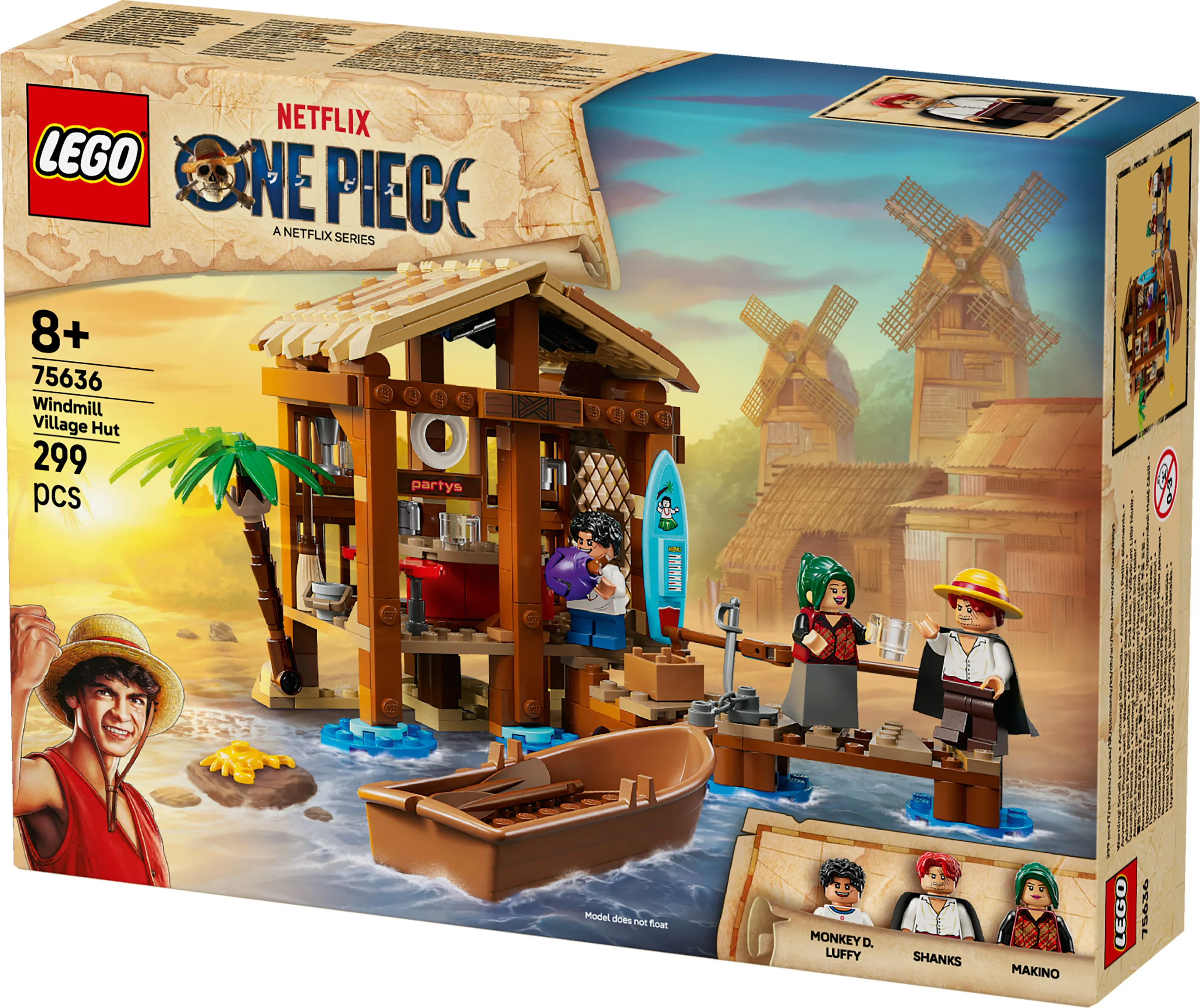 LEGO One Piece Tortuga Merirosvolaivaseikkailu 75636